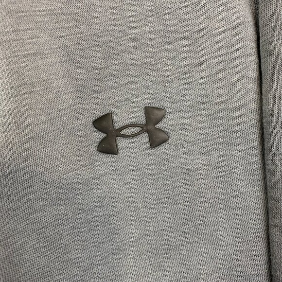 Under Armour Project Rock Mens Sweatpants Small Gray Joggers Tapered Brahma Bull - Picture 5 of 15